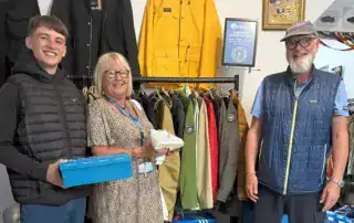Signed Liam Gallagher trainers raise £2450 for Nightsafe